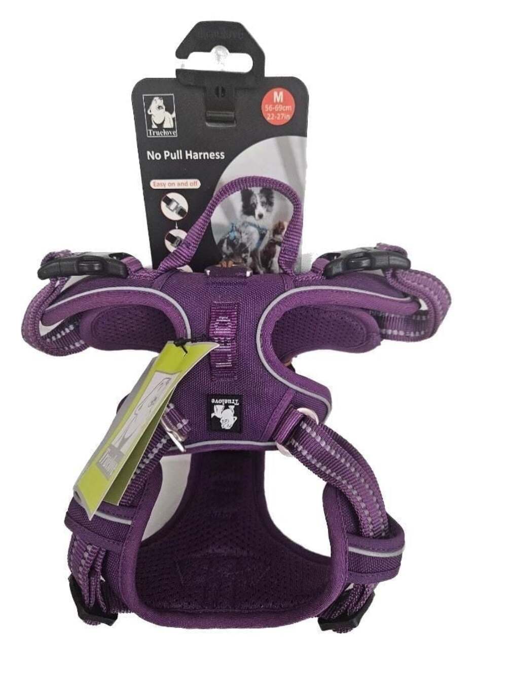 Truelove No Pull Dog Harness, Size M, Purple